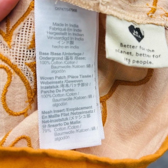 Madewell Embroidered Lace-Up Back Top - Picture 9 of 9